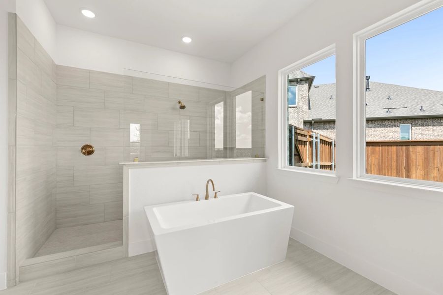 Primary Bathroom featuring the Serene Collection Primary Bathroom featuring the Serene Collection