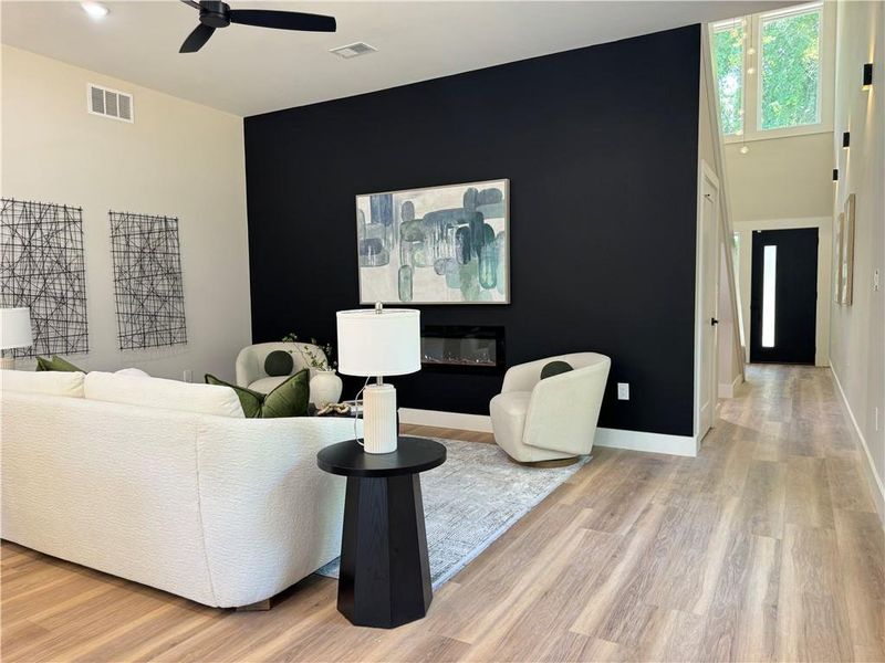 Furnished interior view inside a new home in , East Point (Image 7).
