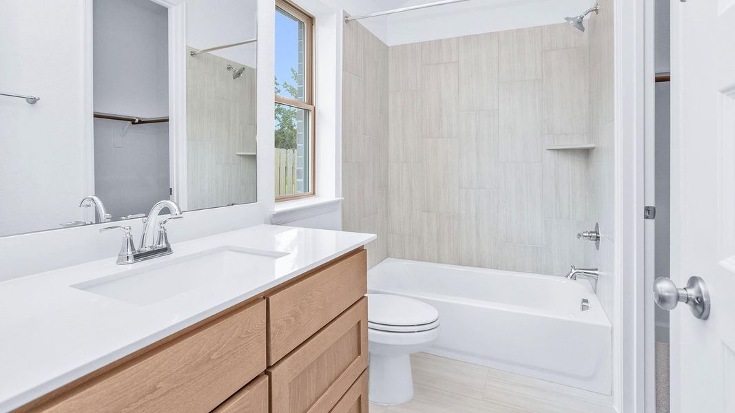 Furnished interior view inside a new home in COLTON, Todd Mission (Image 9).