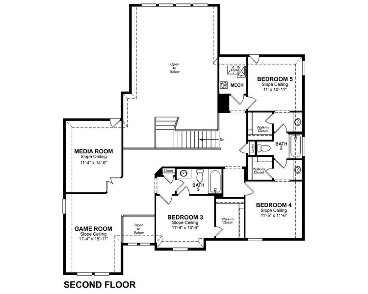 2D floor plan layout for the Northcliffe by Beazer Homes in Heath Golf and Yacht Club: Heath Golf & Yacht Club, Heath, TX (Image 4). 2D floor plan layout for the Northcliffe by Beazer Homes in Heath Golf and Yacht Club: Heath Golf & Yacht Club, Heath, TX (Image 4).