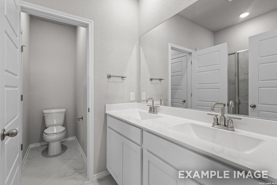 Furnished interior view inside a new home in Applewhite Meadows, San Antonio (Image 8).