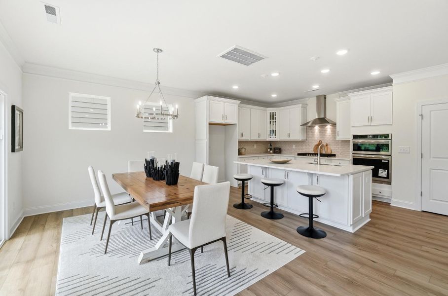Furnished interior view inside a new home in Ashton Park, Monroe (Image 12).