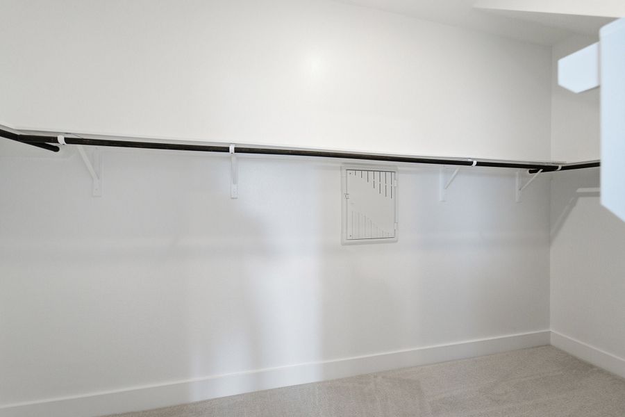 Spacious, unfurnished interior of a new home in Sunfield, Buda (Image 25). Spacious, unfurnished interior of a new home in Sunfield, Buda (Image 25).