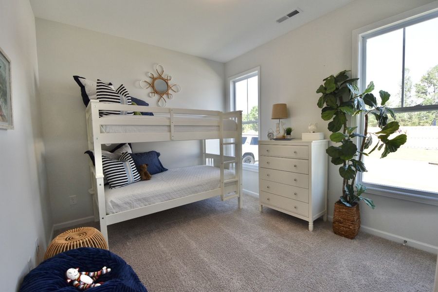 Representative furnished interior of a home built from the Danforth by Stevens Fine Homes in River Hills, Shallotte (Image 13).