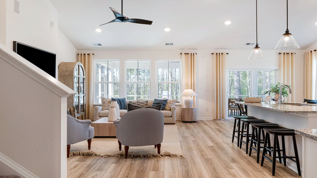 Furnished interior view inside a new home in Cottages of Bearwood, Mount Pleasant (Image 5).