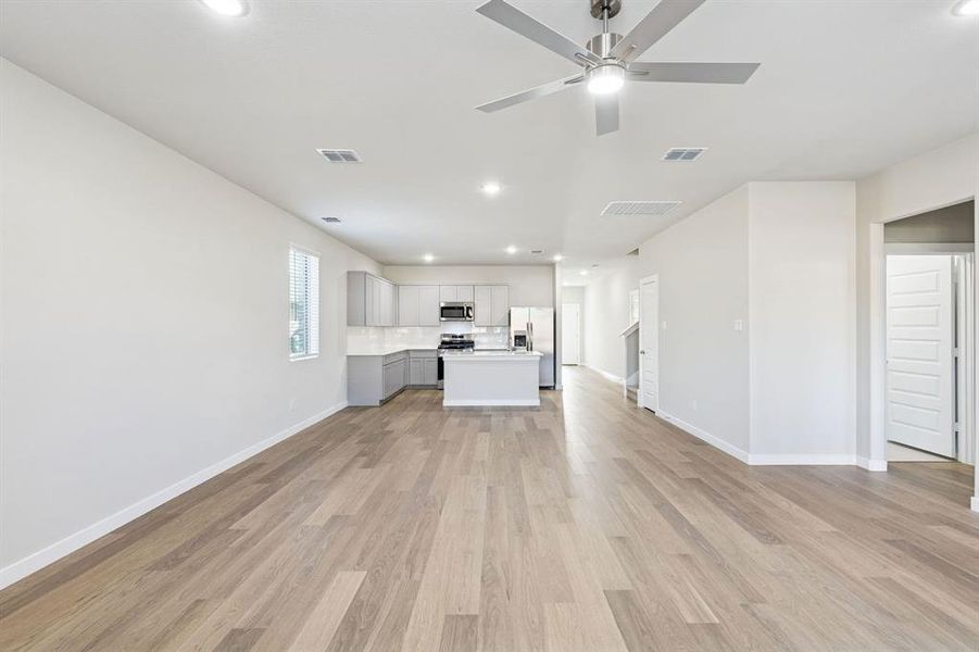 Open First Floor in the Haylee home plan by Trophy Signature Homes - REPRESENTATIVE PHOTO