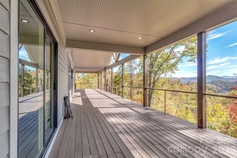 Exterior details and patio area of a home in , Waynesville (Image 4).