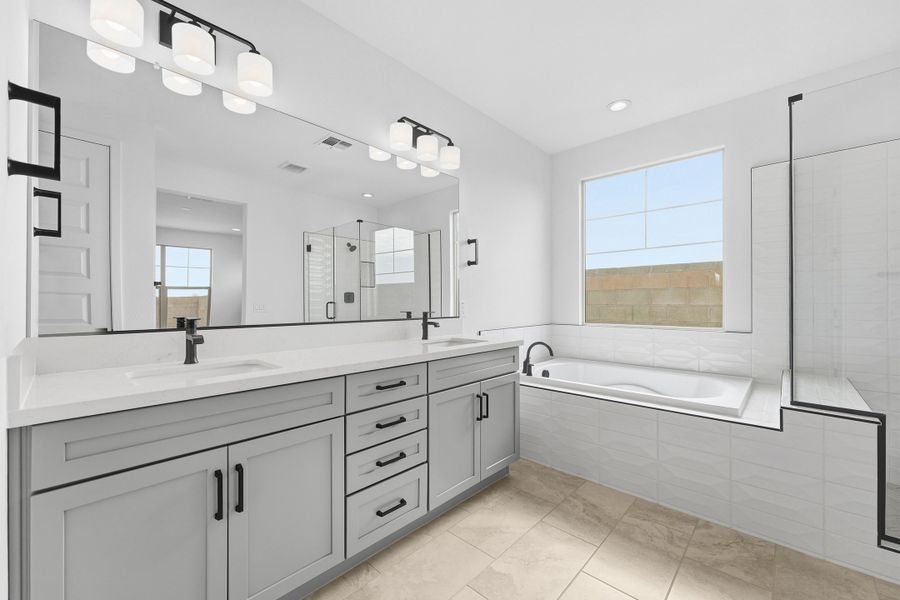 Furnished interior view inside a new home in Combs Ranch, San Tan Valley (Image 16).