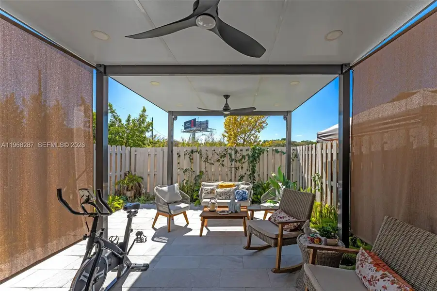 Exterior details and patio area of a home in , Florida City (Image 4). Exterior details and patio area of a home in , Florida City (Image 4).