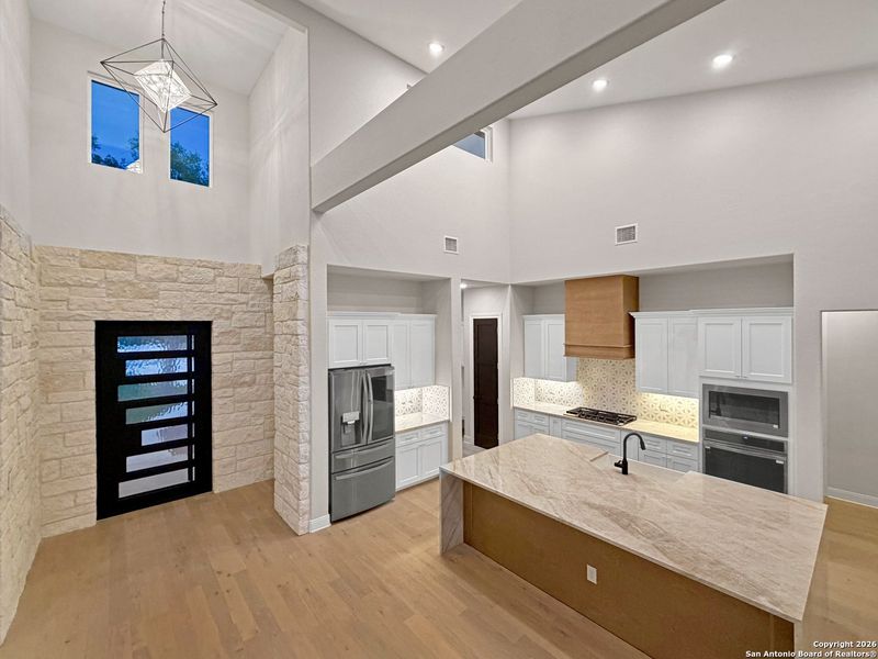 Furnished interior view inside a new home in , Bulverde (Image 18).