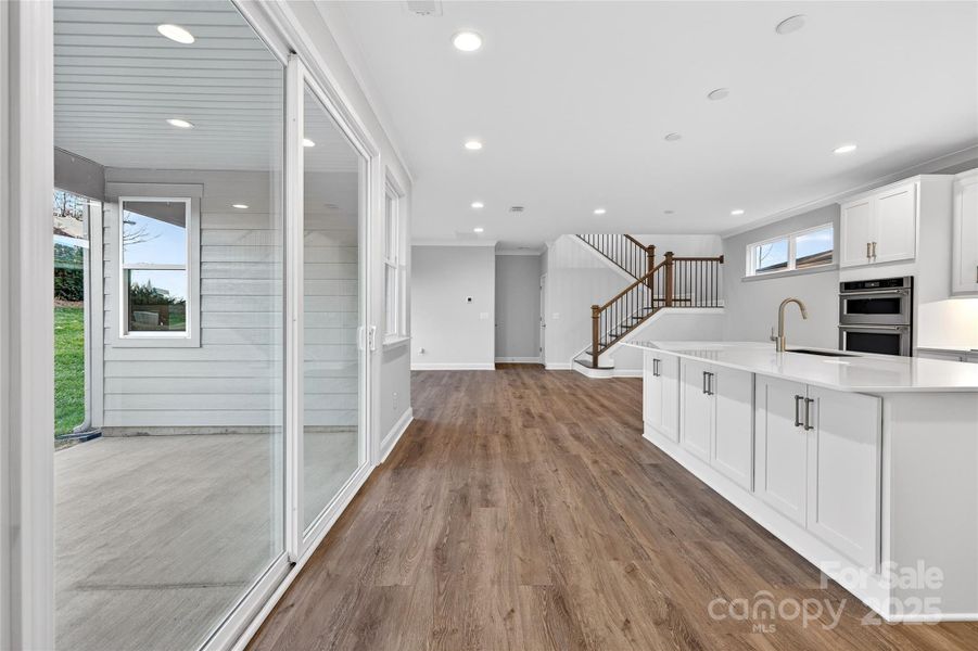 Kitchen, Patio, Living and Dining