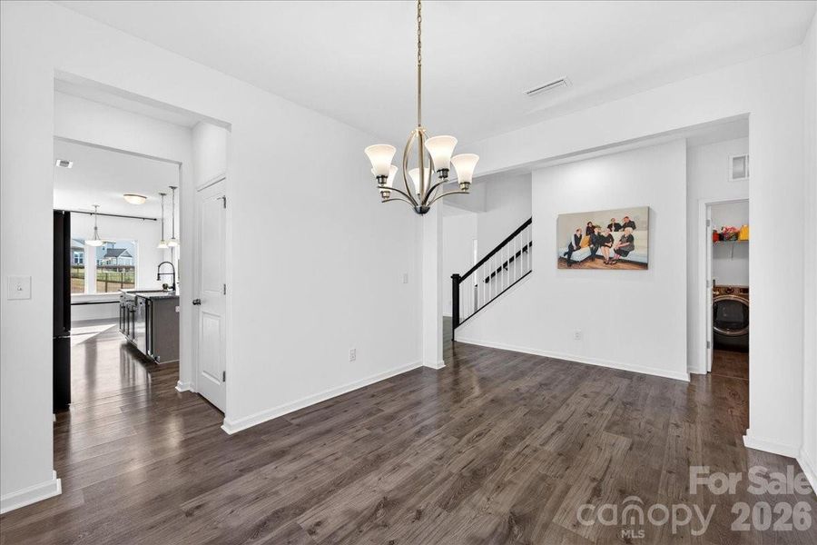 Dining room leads to butler's pantry Dining room leads to butler's pantry