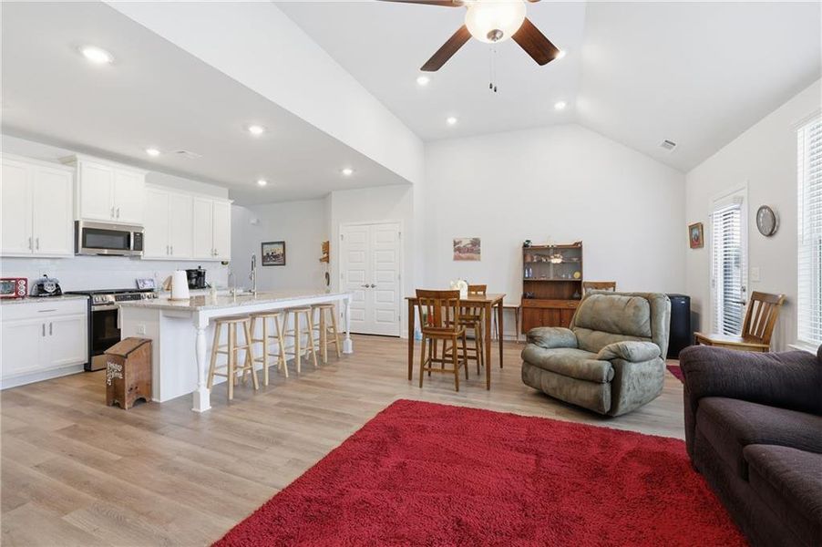 Furnished interior view inside a new home in , Commerce (Image 14).