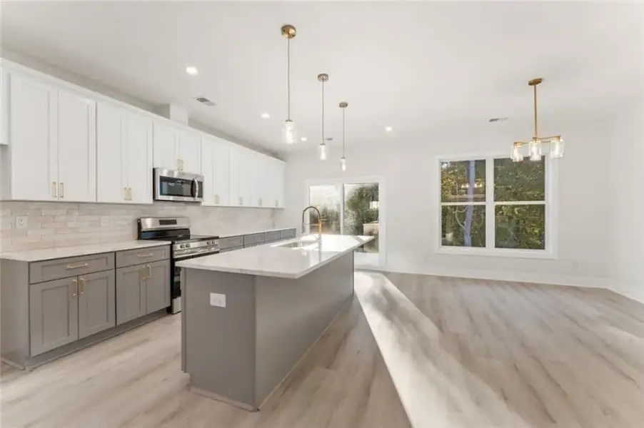 Furnished interior view inside a new home in , Douglasville (Image 6).