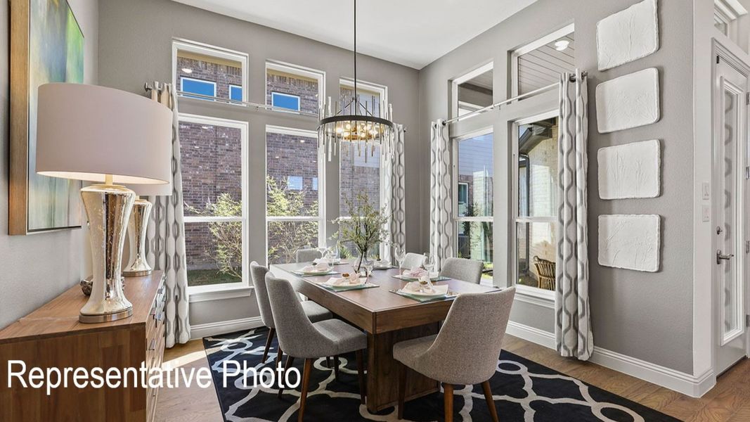 Furnished interior view inside a new home in Solterra Texas, Mesquite (Image 7).