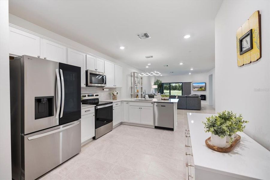 Furnished interior view inside a new home in , Sarasota (Image 27).