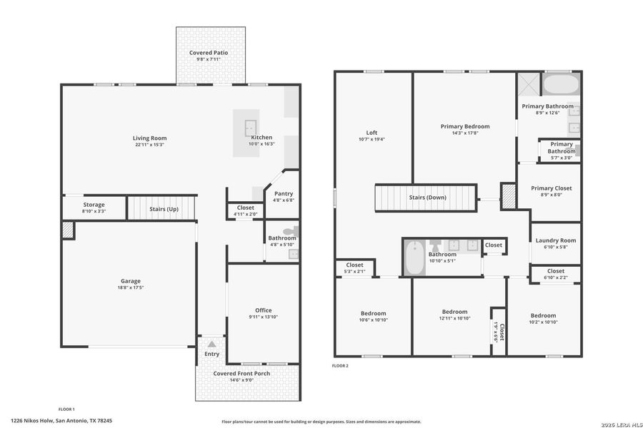 2D floor plan layout of this home in Arcadia Ridge - Premier Series, San Antonio, TX (Image 5).