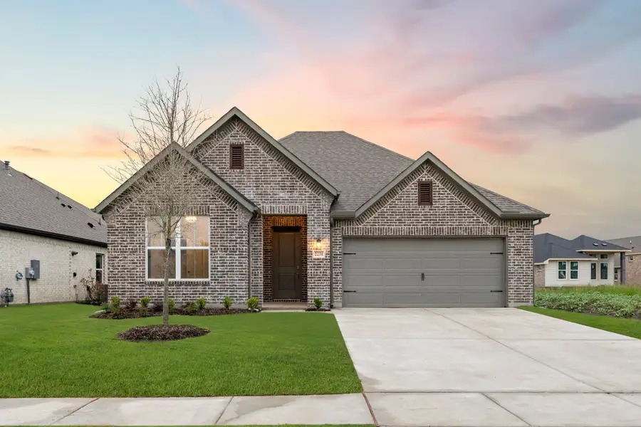 Representative exterior photo of a completed home built from the Glory by Rockwell Homes in Creekside, Royse City, TX (Image 2). Representative exterior photo of a completed home built from the Glory by Rockwell Homes in Creekside, Royse City, TX (Image 2).