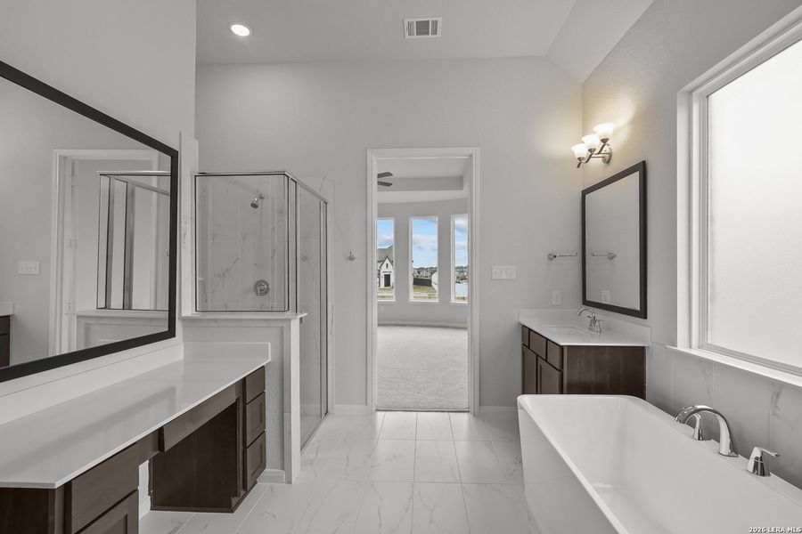 Furnished interior view inside a new home in Buffalo Crossing, Cibolo (Image 8).