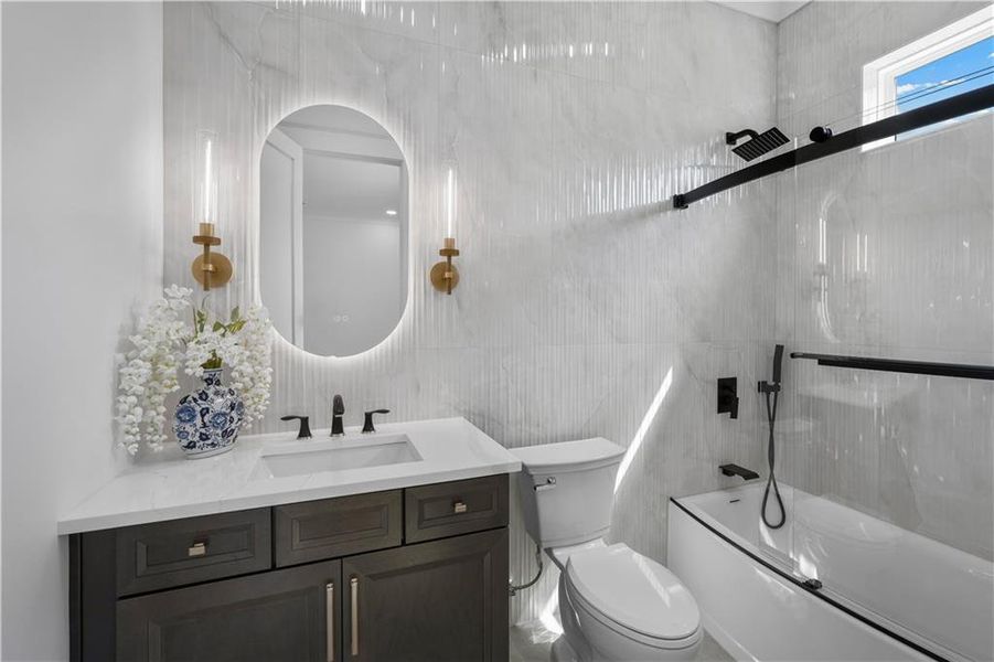 Furnished interior view inside a new home in , Monroe (Image 10).