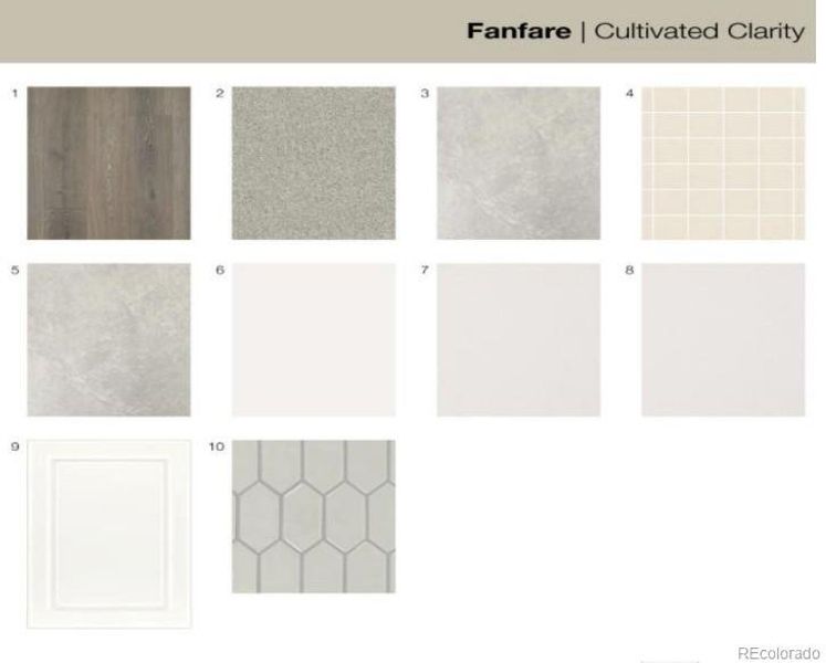 Design Selections. Home is under construction, selections subject to change.