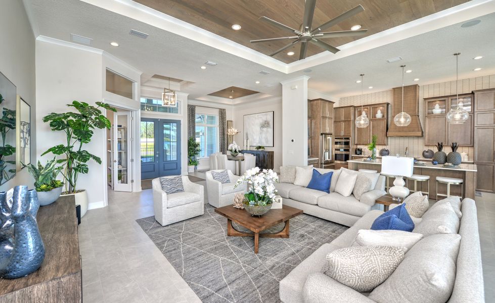 Representative furnished interior of a home built from the Egret V - Pinnacle Series | 80' Wide Lots by ICI Homes in Courtney Grove, St. Augustine (Image 17). Representative furnished interior of a home built from the Egret V - Pinnacle Series | 80' Wide Lots by ICI Homes in Courtney Grove, St. Augustine (Image 17).