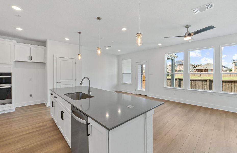 Furnished interior view inside a new home in Northpoint at Old Settlers, Round Rock (Image 3).
