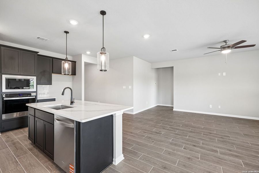 Furnished interior view inside a new home in , San Antonio (Image 9).