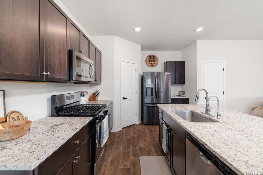 Furnished interior view inside a new home in , San Antonio (Image 31).