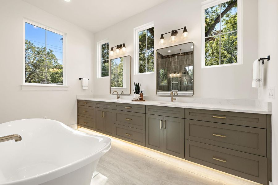 Furnished interior view inside a new home in , Austin (Image 31). Furnished interior view inside a new home in , Austin (Image 31).