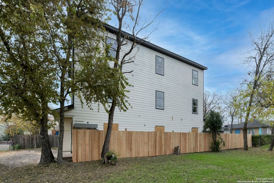 Exterior details and patio area of a home in , San Antonio (Image 3).