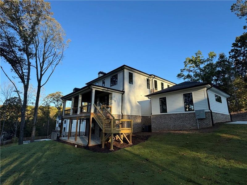 Exterior details and patio area of a home in , Woodstock (Image 30).