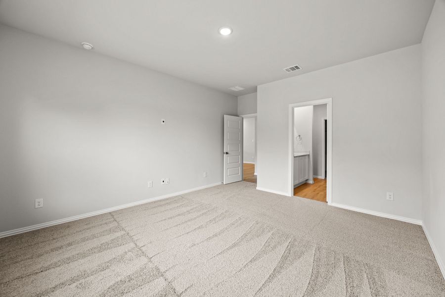 Representative unfurnished interior of a home built from the Trenton by Cambridge Homes in Ribbonwood, Aubrey (Image 12). Representative unfurnished interior of a home built from the Trenton by Cambridge Homes in Ribbonwood, Aubrey (Image 12).