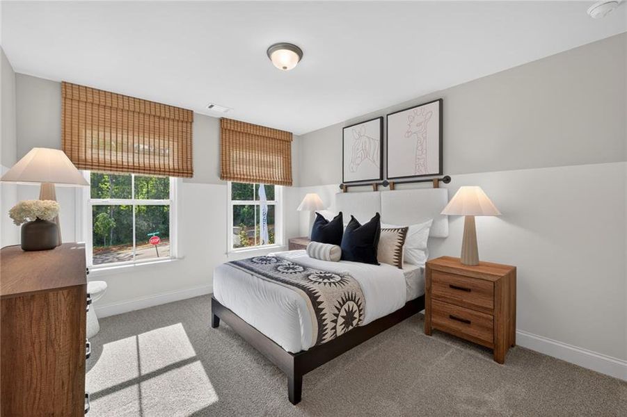 Furnished interior view inside a new home in Ansley Towns, Cumming (Image 21).