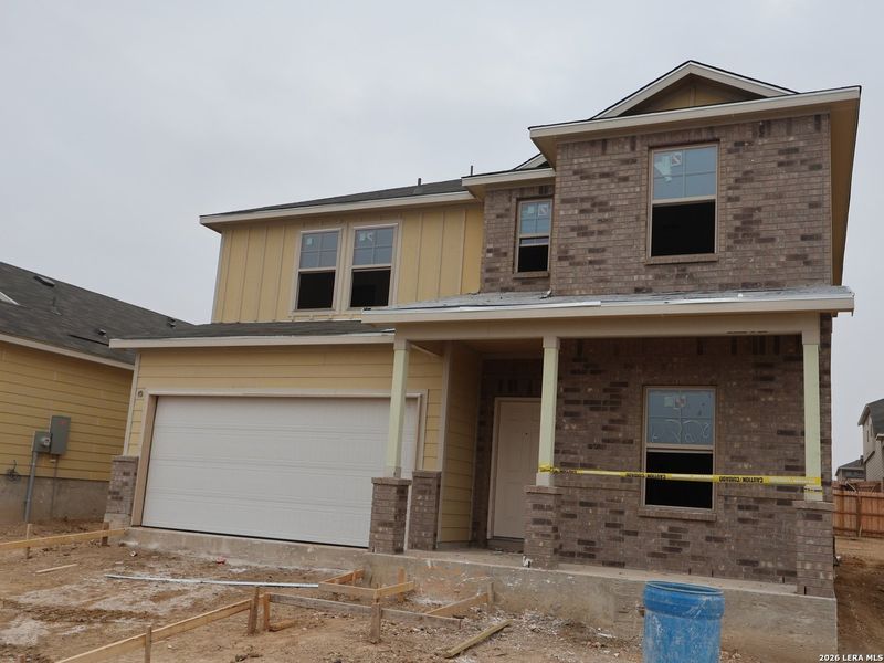 In-progress construction of a new home in Mesquite Ridge, San Antonio, TX (Image 37).