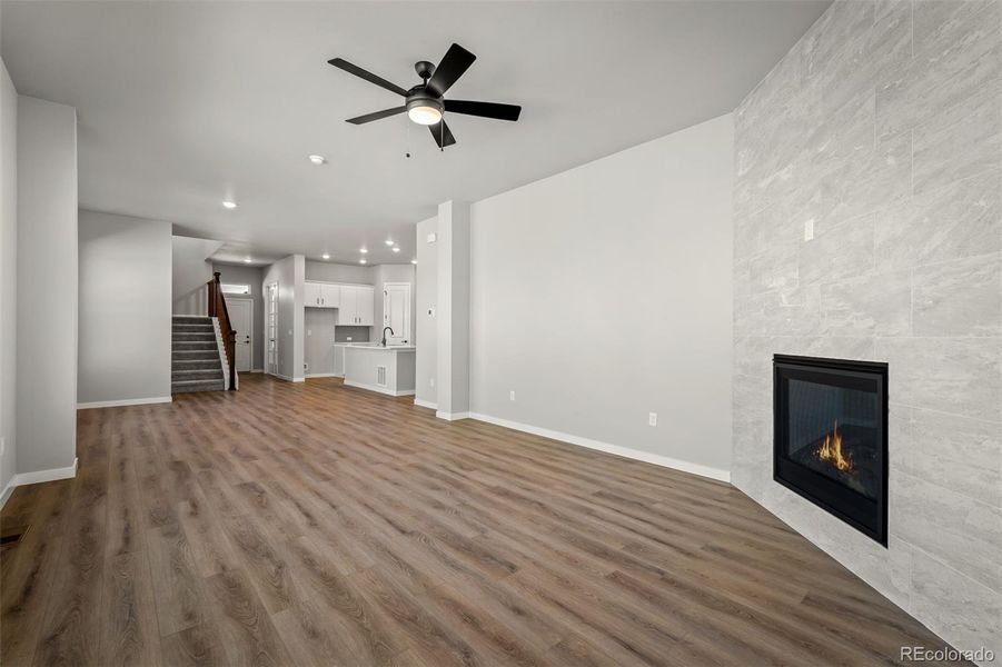 Spacious, unfurnished interior of a new home in Revel Crossing at Wolf Ranch – The Outlook Collection, Colorado Springs (Image 22).