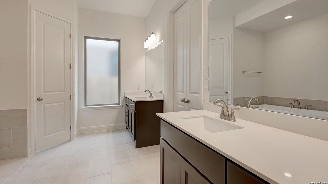 Furnished interior view inside a new home in Kallison Ranch, San Antonio (Image 10).