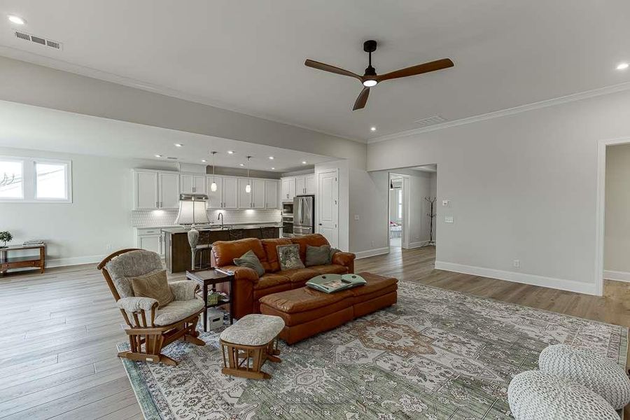 Furnished interior view inside a new home in , Hoschton (Image 12).