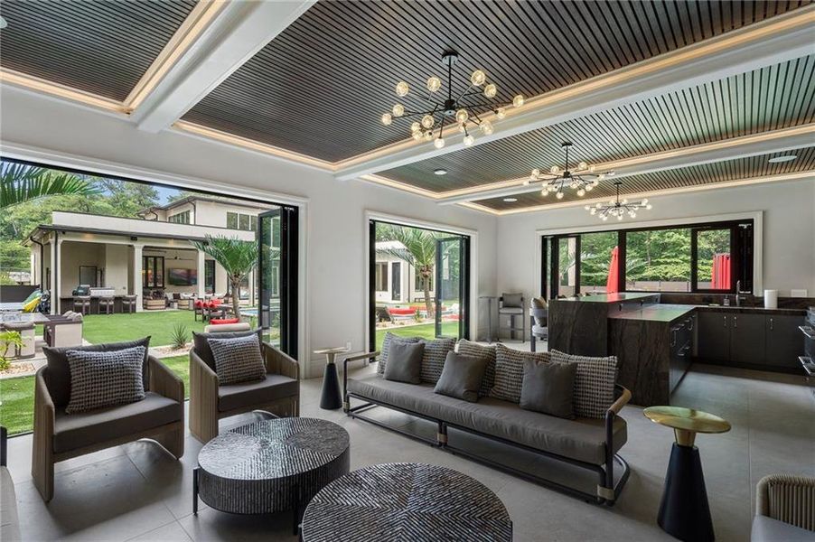 Exterior details and patio area of a home in , Atlanta (Image 20).