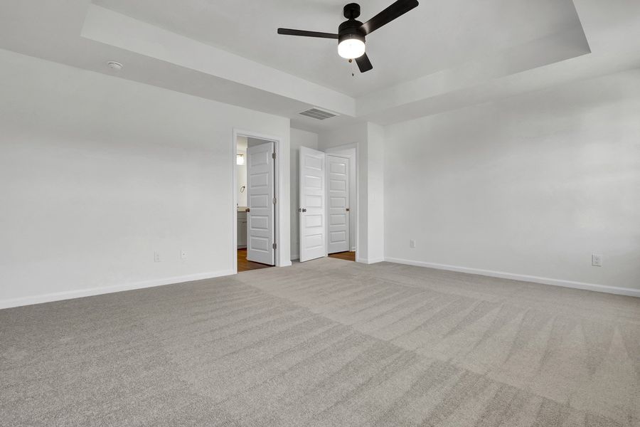 Spacious, unfurnished interior of a new home in Grand Park, Leland (Image 21). Spacious, unfurnished interior of a new home in Grand Park, Leland (Image 21).