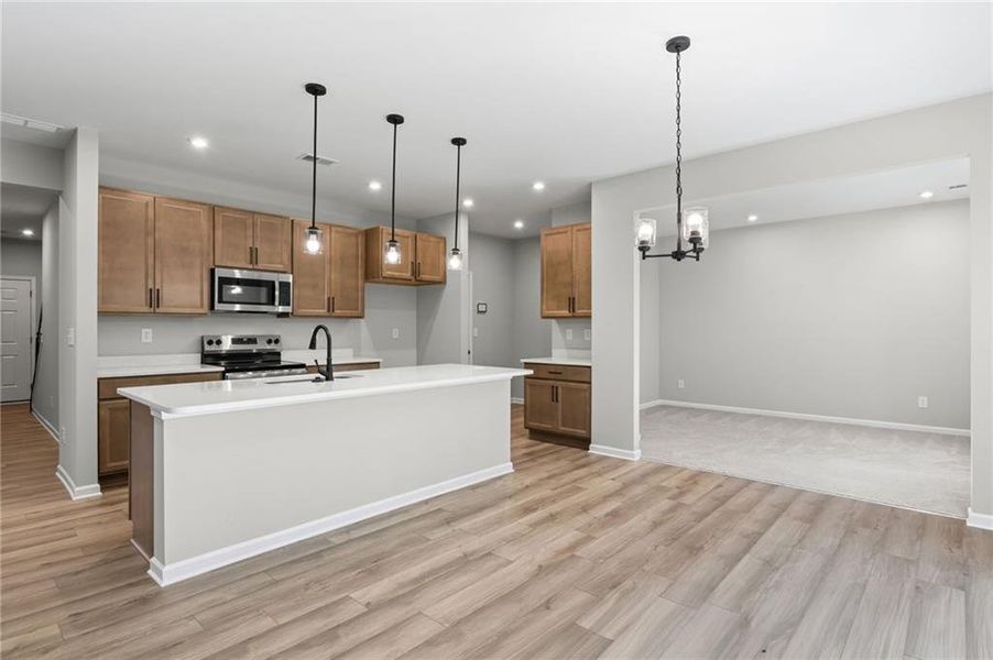 Furnished interior view inside a new home in Sage Woods, Dallas (Image 11).