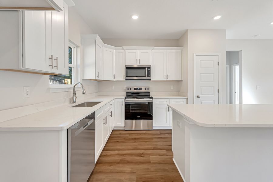 Furnished interior view inside a new home in Live Oak Cottages, Freeport (Image 7). Furnished interior view inside a new home in Live Oak Cottages, Freeport (Image 7).