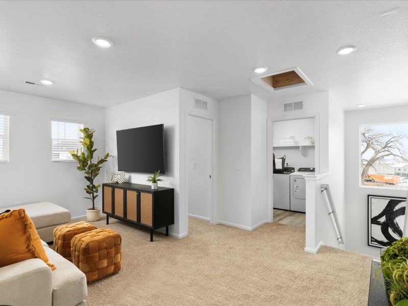 Furnished interior view inside a new home in Westgate, Greeley (Image 13).
