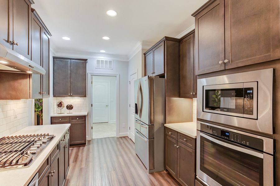Representative furnished interior of a home built from the Ashton by Keystone Homes NC in Weybridge, Burlington (Image 37).
