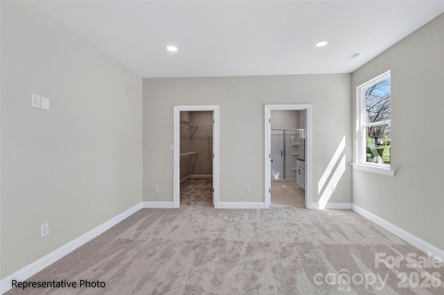 Representative Photo. Primary Bedroom