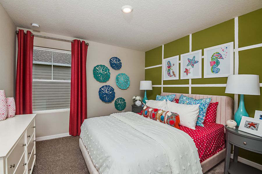 Furnished interior view inside a new home in Scenic Terrace, Haines City (Image 17).