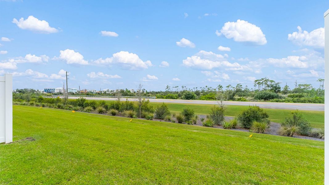 Exterior details and patio area of a home in Salt Creek at Mexico Beach, Mexico Beach (Image 3).