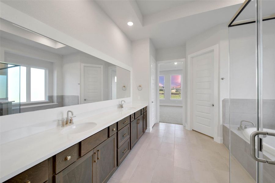 Furnished interior view inside a new home in Magnolia Bend, Rosharon (Image 14).