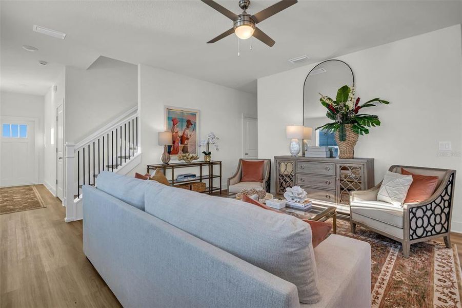 Furnished interior view inside a new home in Emerald Fields, Hudson (Image 16).