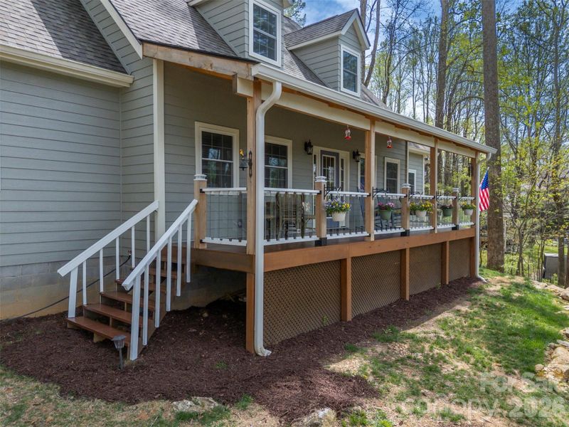 Exterior details and patio area of a home in , Hendersonville (Image 4). Exterior details and patio area of a home in , Hendersonville (Image 4).